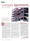 Complex Apartments, Modern Steel Construction article reprint